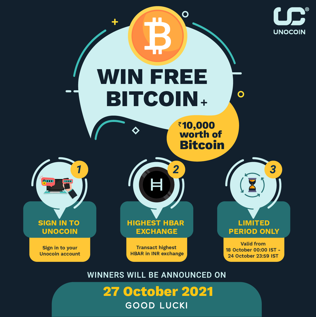 1 btc to inr unocoin