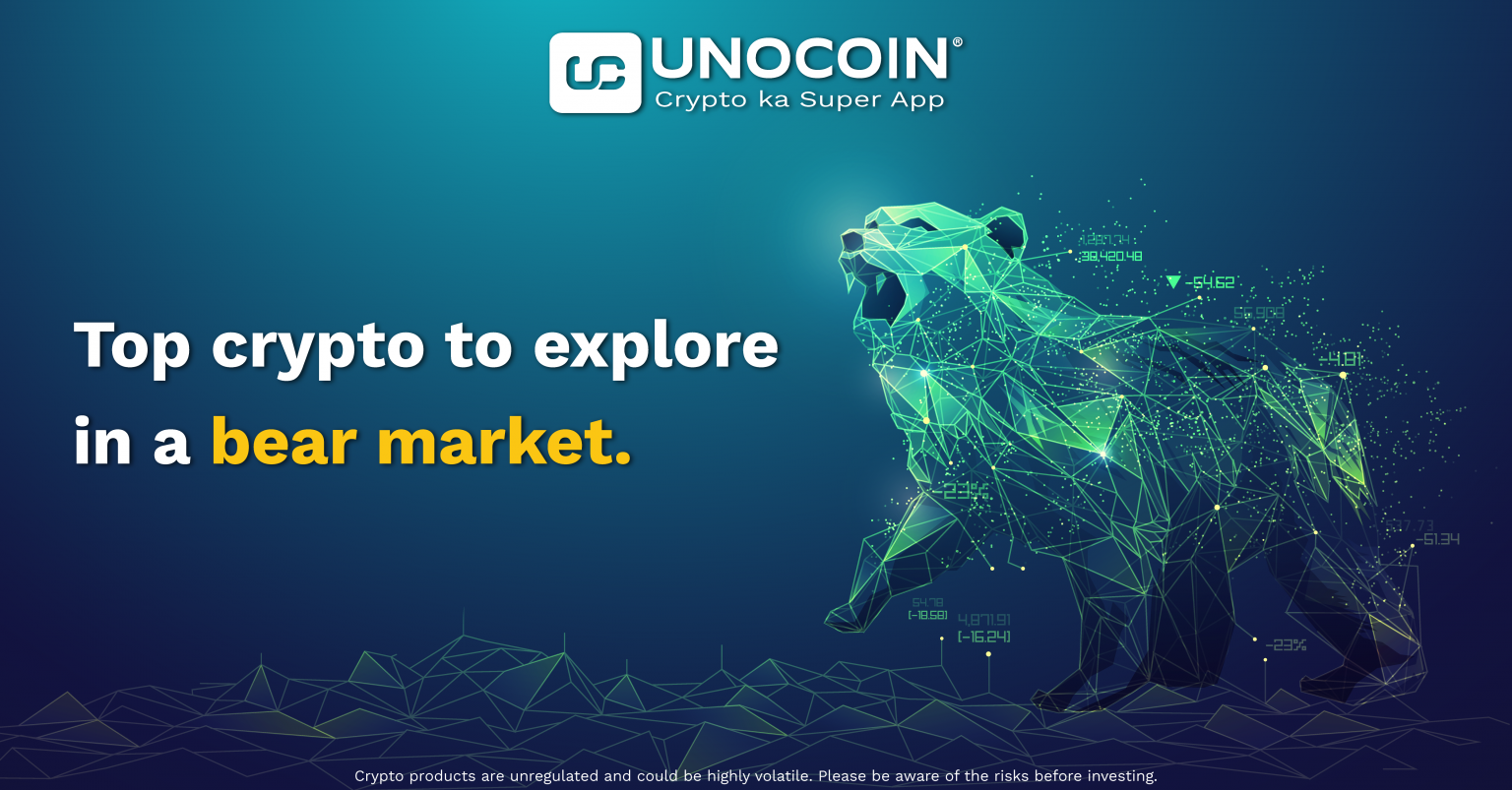 Top crypto to explore in a bear market Unocoin Blog