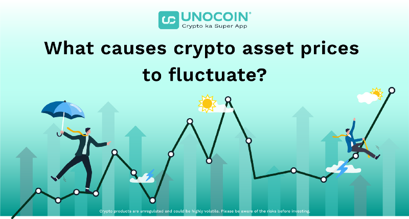 what causes cryptocurrency to fluctuate