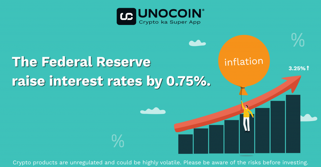 The Federal Reserve decided to raise interest rates by 0.75%