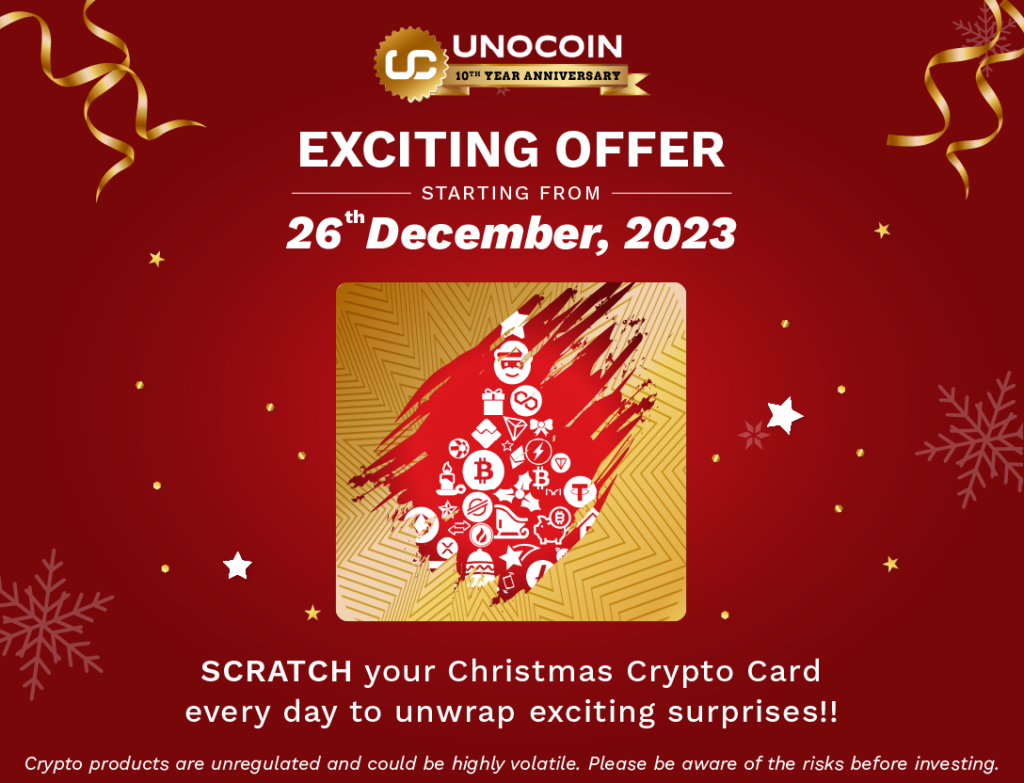 Happy Christmas from Unocoin - "12 Days of Christmas Surprise"