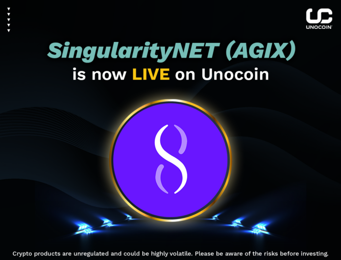 agix is now live on unocoin exchange