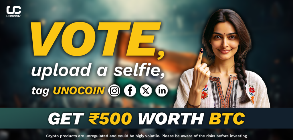 Vote and get 500 rs BTC