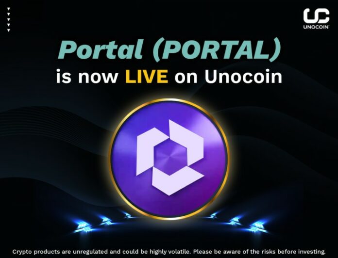Portal is listed on unocoin