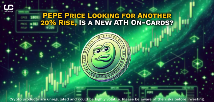 PEPE Price Looking for Another 20% Rise, Is a New ATH On-Cards