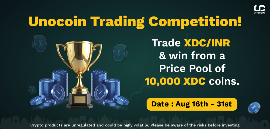 Join the XDC Trading Competition and Win Big on Unocoin!