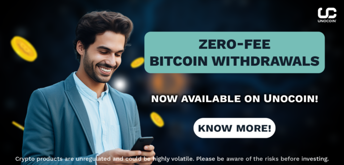 Zero fee Bitcoin Withdrawal