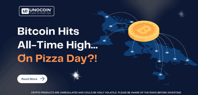 Bitcoin hits ATH of 111k on bitcoin pizza day