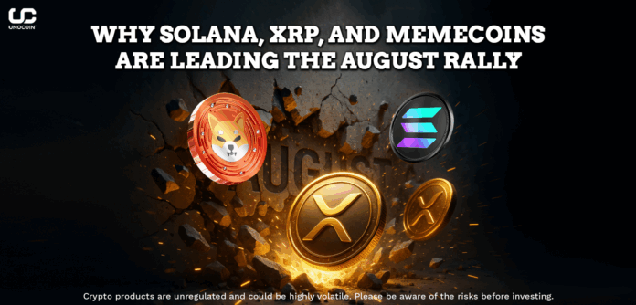 Why Solana, XRP, and memecoins are leading the August rally.png