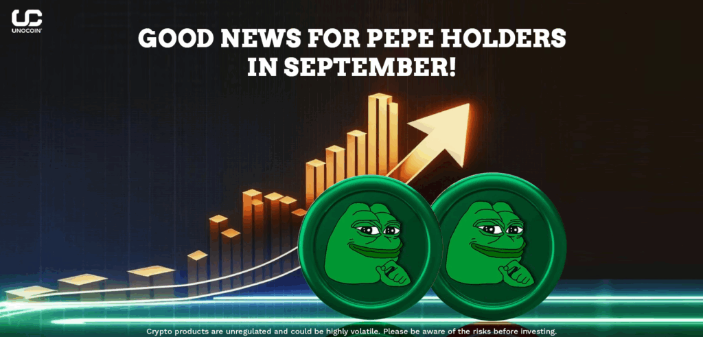 Good news for Pepe Holders in September