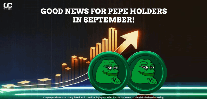 Good news for Pepe Holders in September