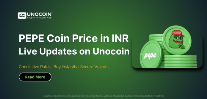 Pepe coin price in INR live chart on Unocoin — PEPE token value for Indian investors Pepe coin price in INR live chart on Unocoin — PEPE token value for Indian investors