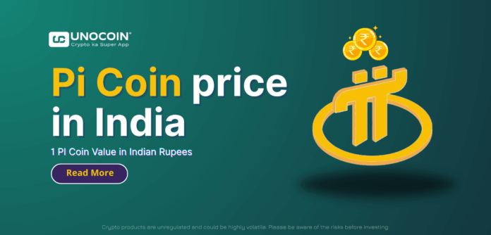 Pi Coin price in India chart (PI to INR live)