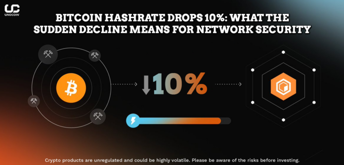 Bitcoin Hashrate Drops 10% - What the Sudden Decline Means for Network Security