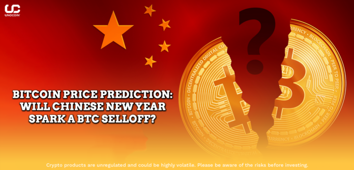 Bitcoin Price Prediction - Will Chinese New Year Spark a BTC Selloff
