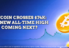 Bitcoin Breaks Above $74,000: Momentum Returns to the Crypto Market Bitcoin Crosses $74K - is all time high coming next