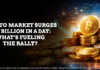 Crypto Market Adds Over $100 Billion in Hours: What’s Powering the Latest Rally? Crypto Market Surges $90 Billion in a Day