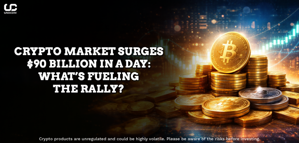 Crypto Market Surges $90 Billion in a Day