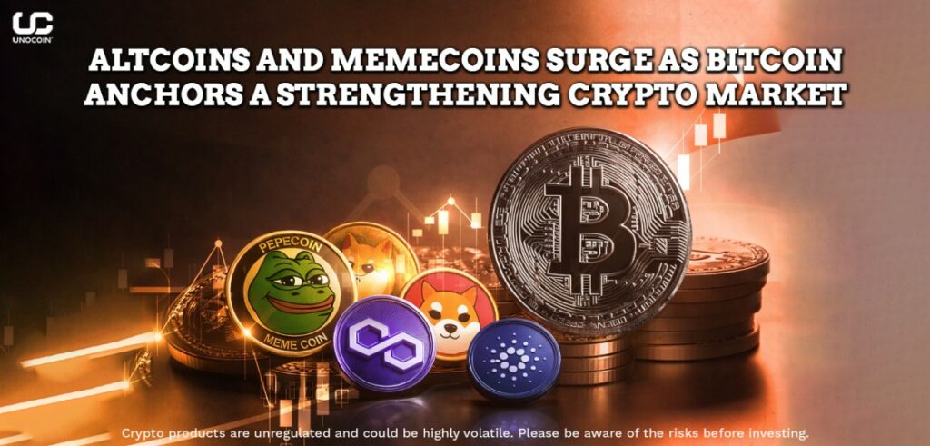 Altcoins and Memecoins Surge as Bitcoin Anchors a Strengthening Crypto Market