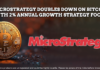 MicroStrategy’s 2% Bitcoin Thesis: A New Era of Institutional Confidence MicroStrategy Doubles Down on Bitcoin with 2% Annual Growth Strategy Focus