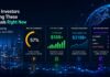 Crypto Signals What Smart Investors Are Watching These! Infographic with a city skyline and five data cards showing crypto signals: Bitcoin dominance 57%, $58B+ YTD inflows, $318B+ total market cap, altcoin rotation, and mixed macro outlook.