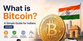 What is Bitcoin? A Simple Guide for Indians (2026) Understand Bitcoin in plain English — what it is, how blockchain works, why it has value, and how to buy your first Bitcoin in India via Unocoin.