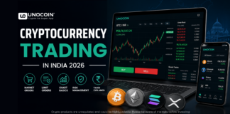 How to Trade Cryptocurrency in India (Beginner Guide 2026) Complete beginner's guide to cryptocurrency trading in India 2026 — how to trade Bitcoin, Ethereum, Solana and XRP on Unocoin with market orders, limit orders, and chart basics explained in simple terms