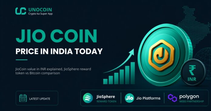 Jio Coin price in India today, JioCoin value in INR and JioSphere rewards explained